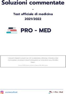 test medicina 2021 soluzioni commentate